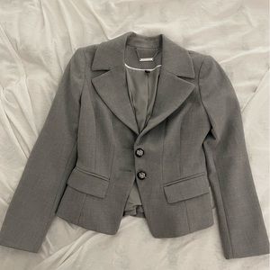 White House Black Market Women's Luxe Gray Blazer